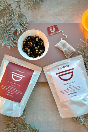 Økologisk Christmas Tea eller Jule Te i både løs vægt eller i teposer.